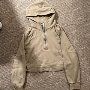 Tan Lululemon Scuba Hoodie